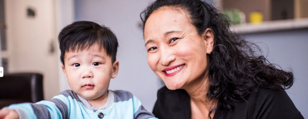 A general dentist with a young patient